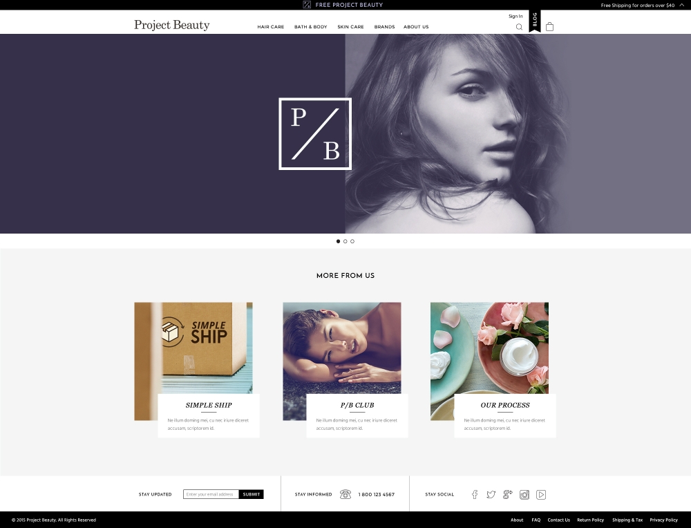 Project Beauty E-Commerce
